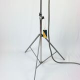 Floor lamp, old projector, flash photos