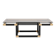 Modernist coffee table – Brass, Black lacquer and Smoked glass – 1970s