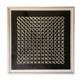 Screen print framed double support rdition 1973 (Switzerland)