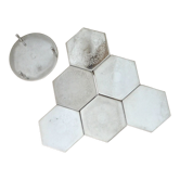Silver coaster set