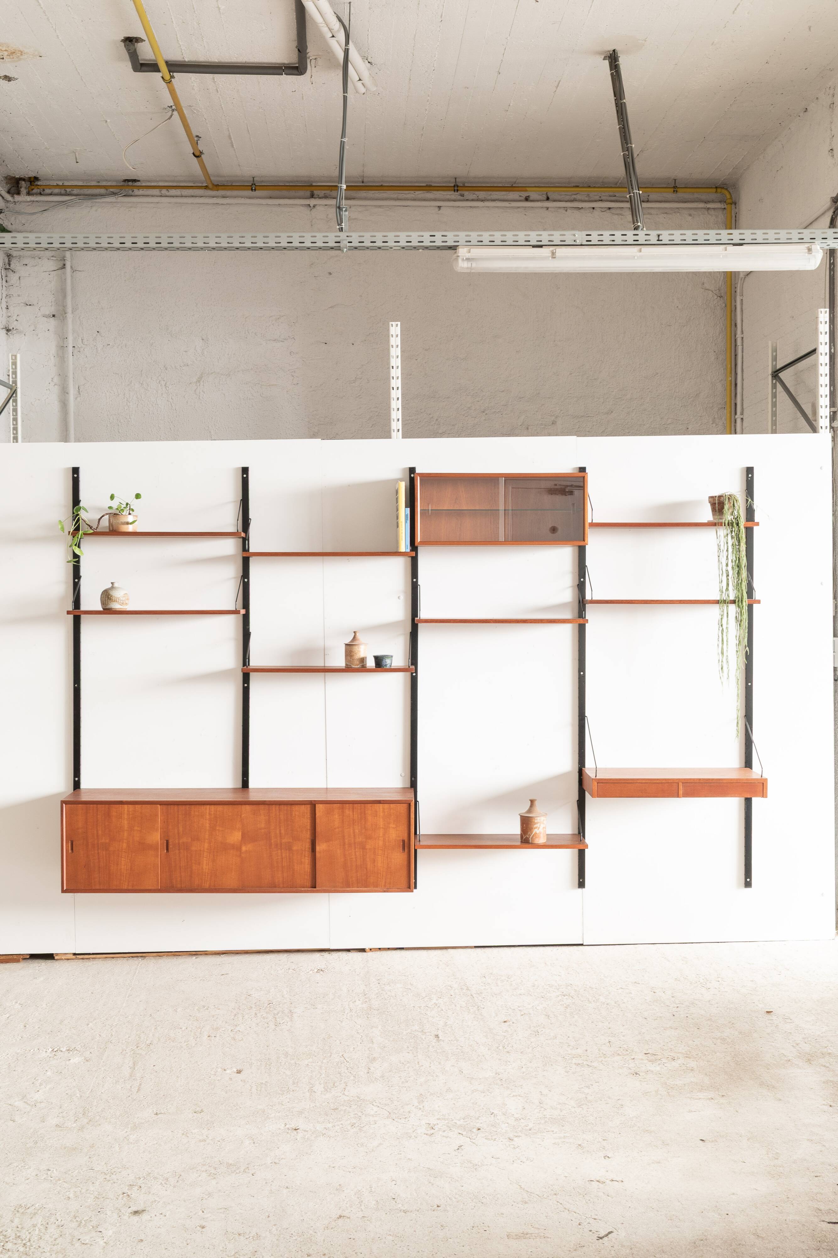 4-Bay wall unitkl  by P. Cadovius, Denmark, 1960's