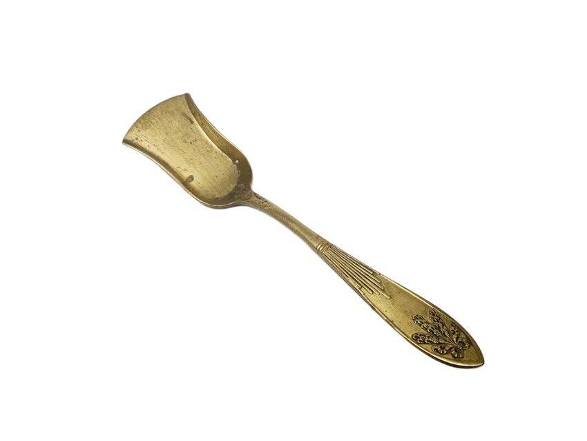 Art Nouveau style sugar bowl spoon by Hersch Mordka Spiro, Poland, 1930s