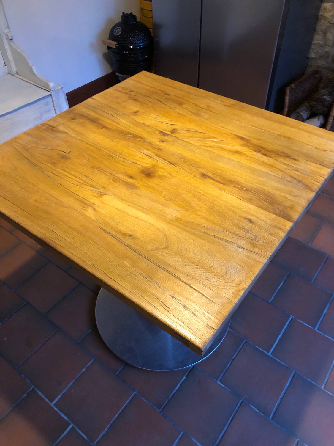 Solid wood bistro table set