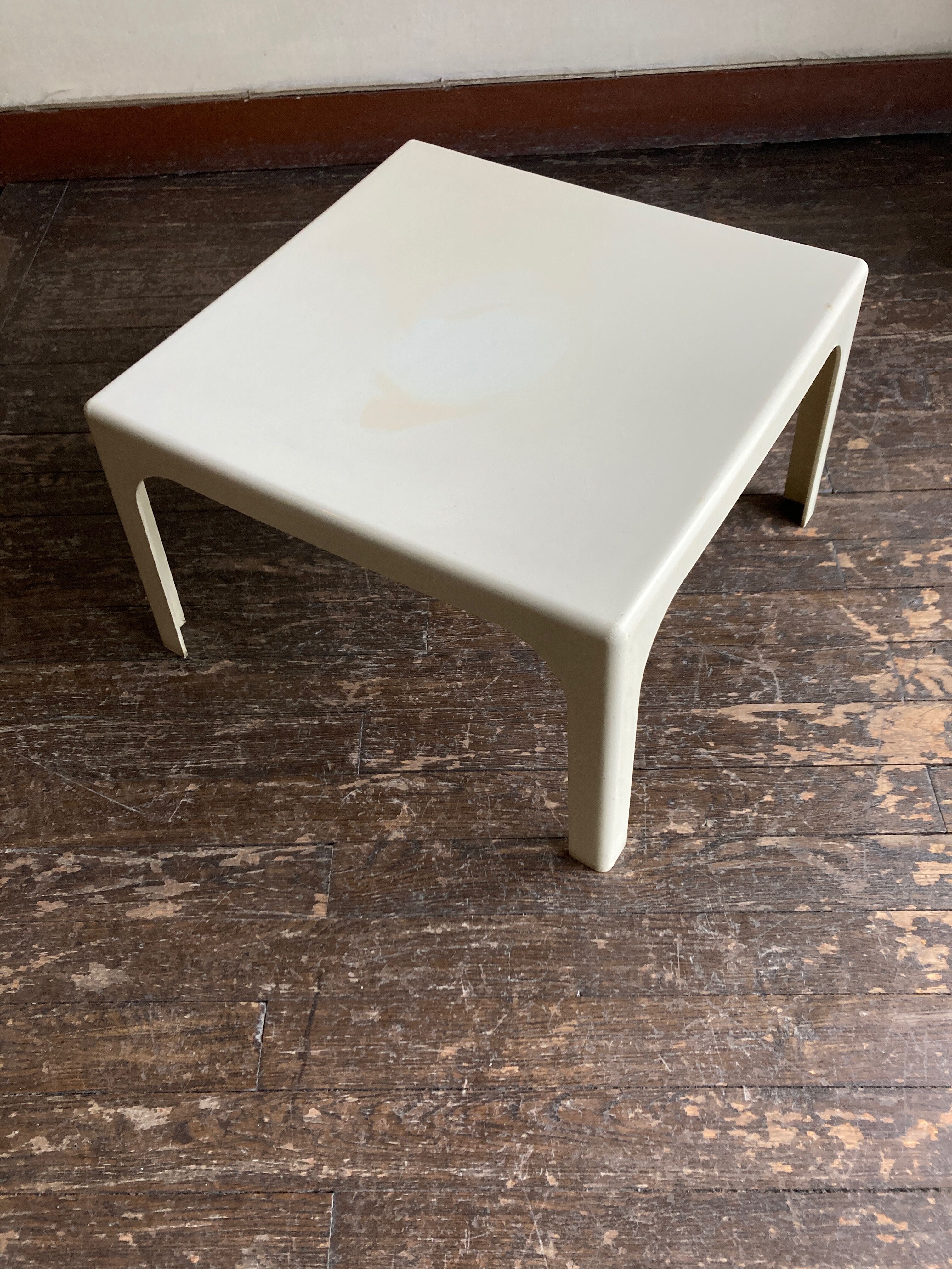 Coffee table in abs Flair for Prisunic 1970 space age