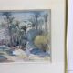 Henri Verge Sarrat – Dessin sur aquarelle « Oasis »