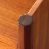 Wrighton Teak Dressing Table - Vintage 1960s - Hexagonal Base