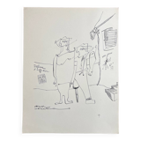 Vintage drawing