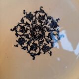 Set of 12 flat plates Terre de fer, Brienne model, HB&Cie manufacture, early twentieth century.