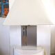 Lamp aluminimum effect mirror design 70s