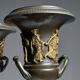 Pair of Empire bronze vases