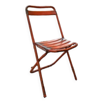 Chaise métal vintage