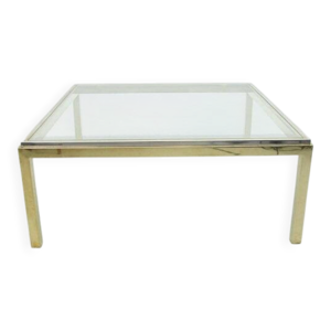 Table basse bicolore