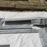 Napoleon III marble fireplace with modillions