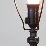 Vintage 1920s Danish table lamp in the style of Just Andersen Diskometal design