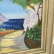 Oil on panel Sanary beach 1950