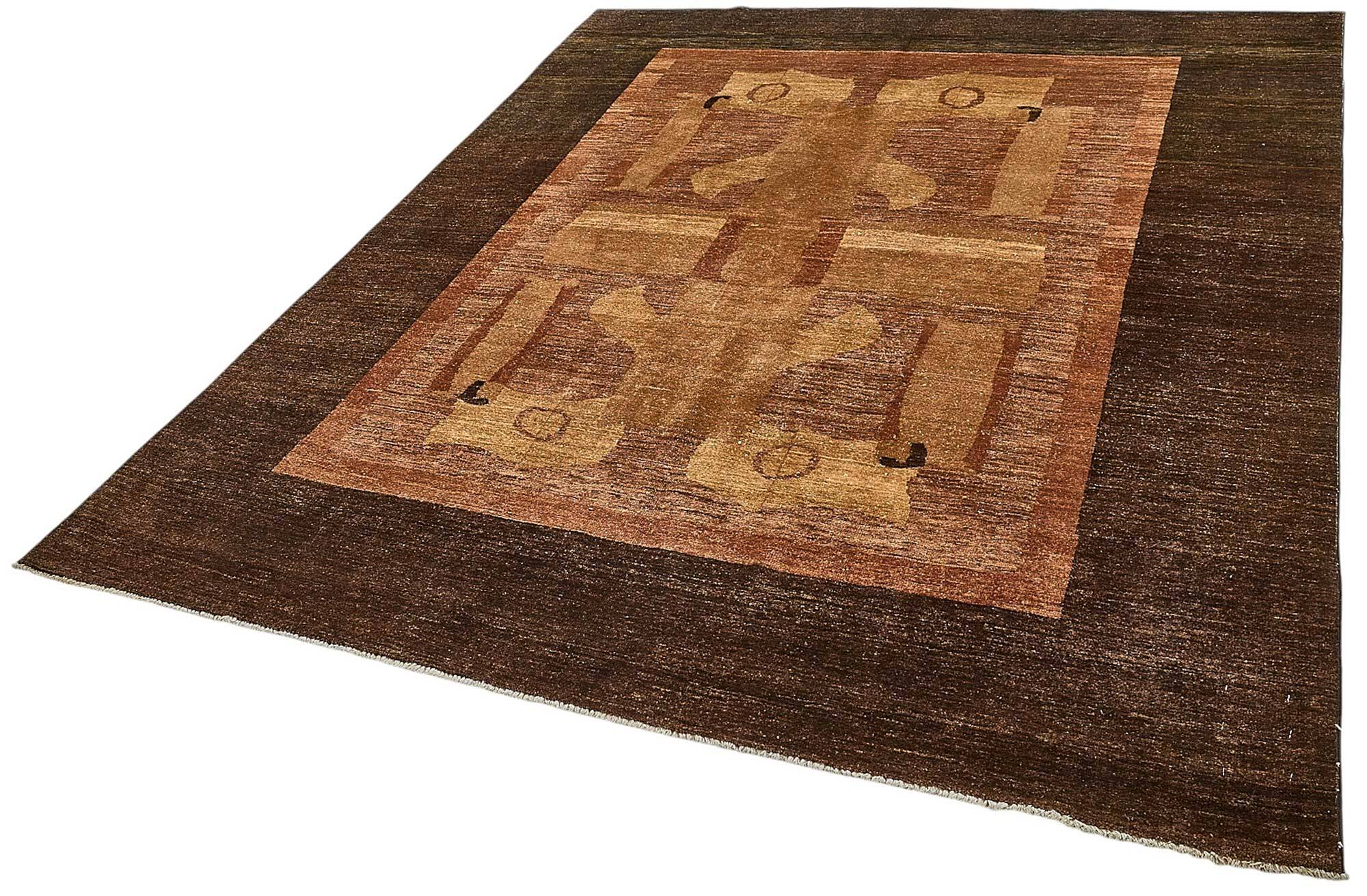 Turkish Handknotted Wool Oushak Rug 201 cm x 241 cm