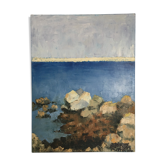 Tableau mer et rochers