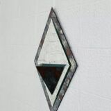 Vintage art deco beveled mirror