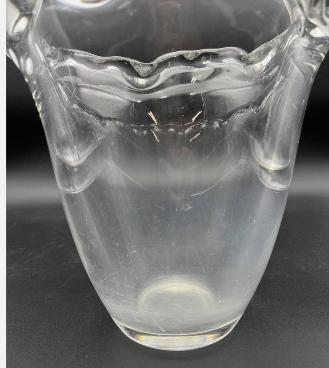 Large Daum crystal vase, France, 20th century - 656015