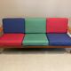 Sofa 3 places scandinavian 1950