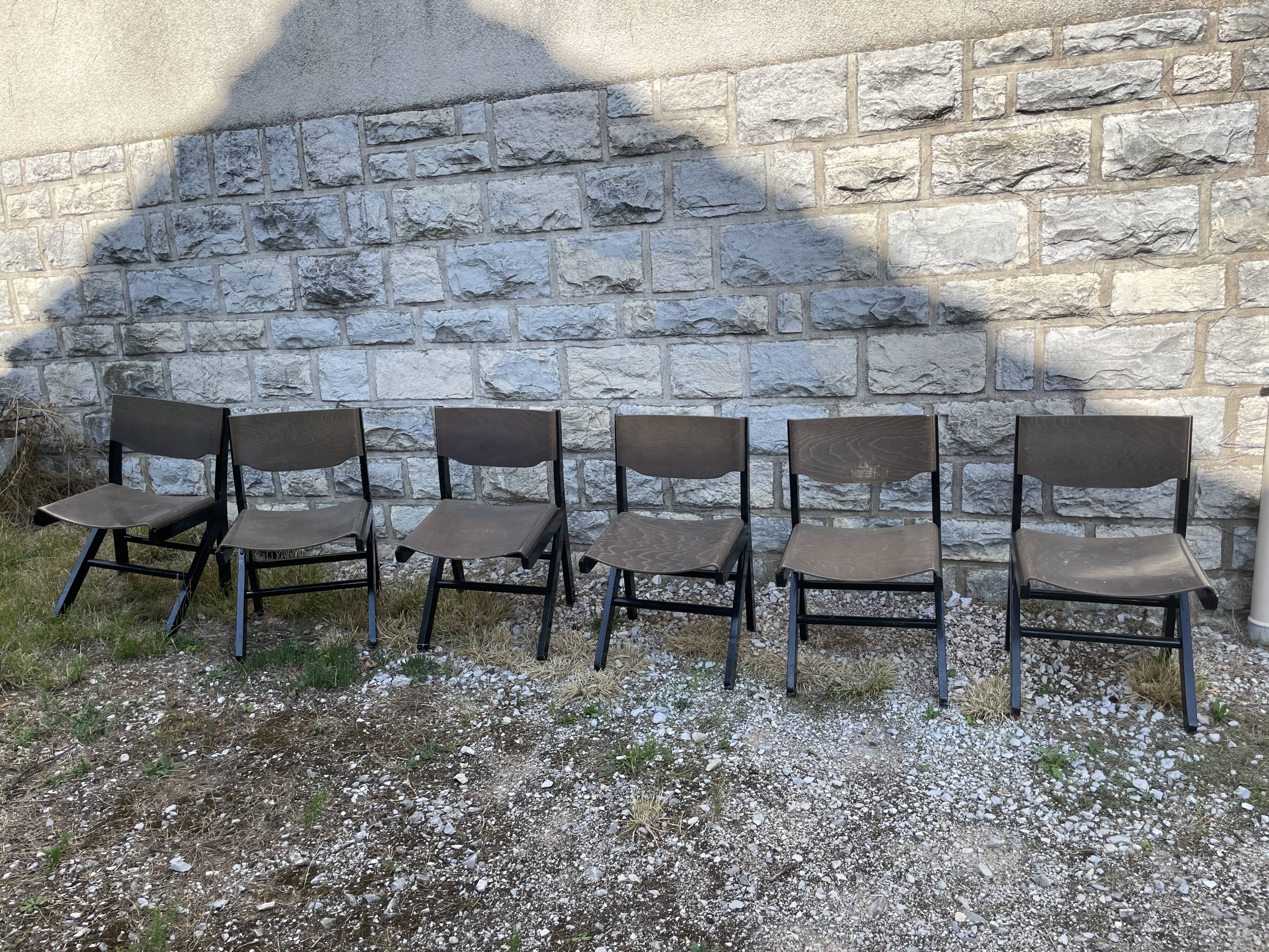 Set of 6 Chairs Baumann model Koka
