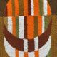 Tapis tchécoslovaque vintage années 1970 58x113cm
