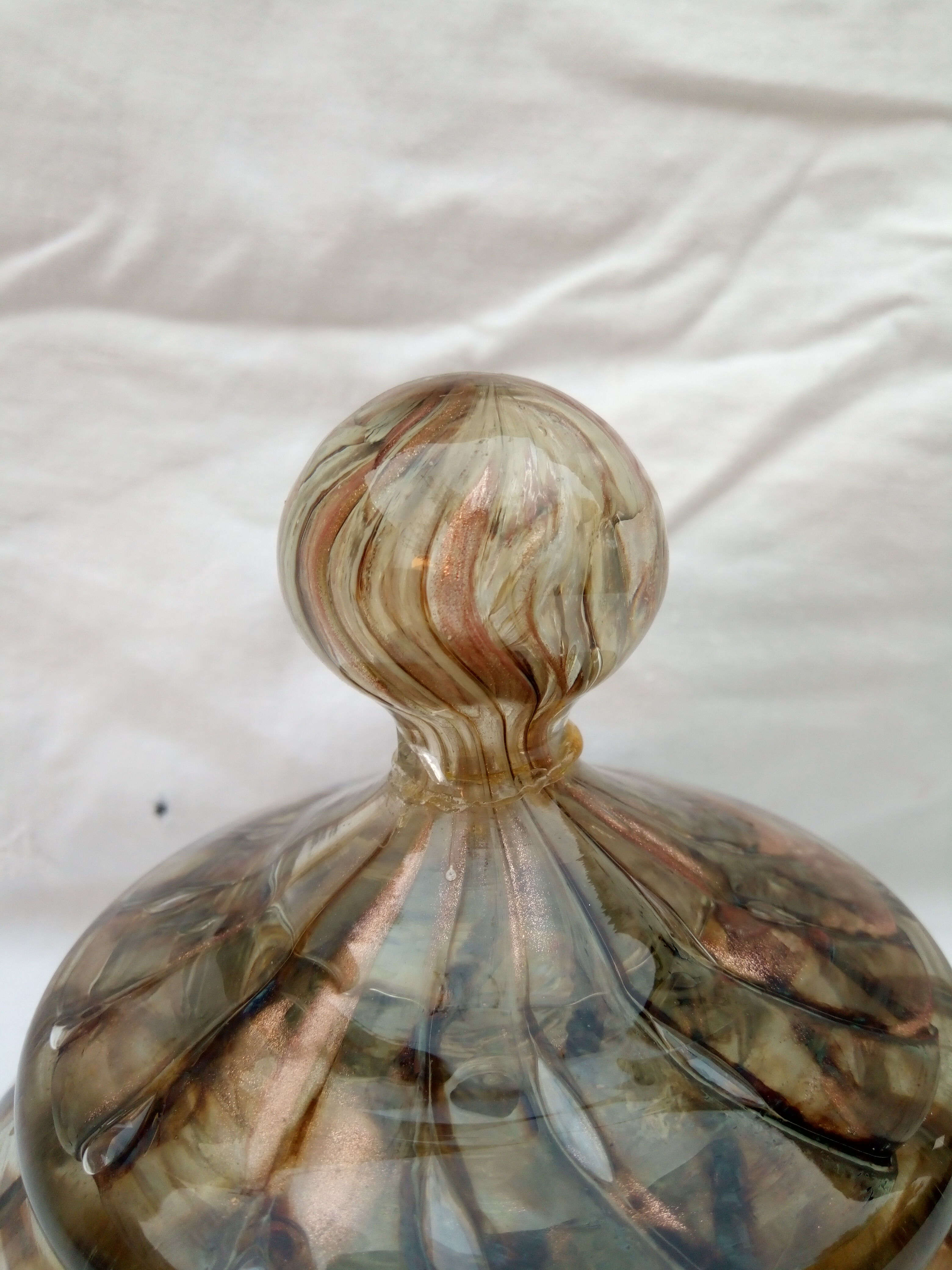 Jar covered with Murano glass in the 50s