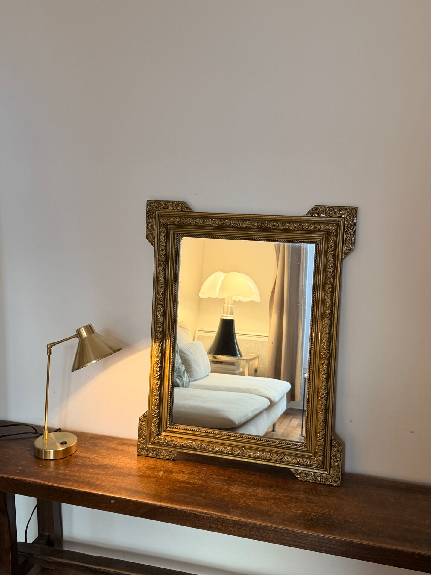 Miroir Napolitain doré - 56xH73cm