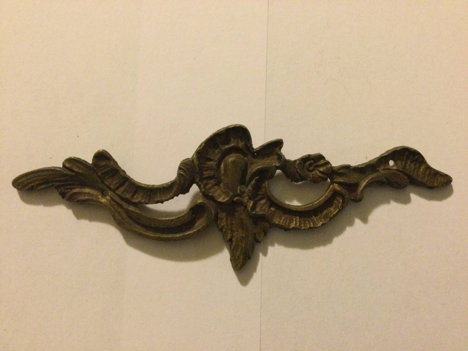 Set of bronze furniture fittings