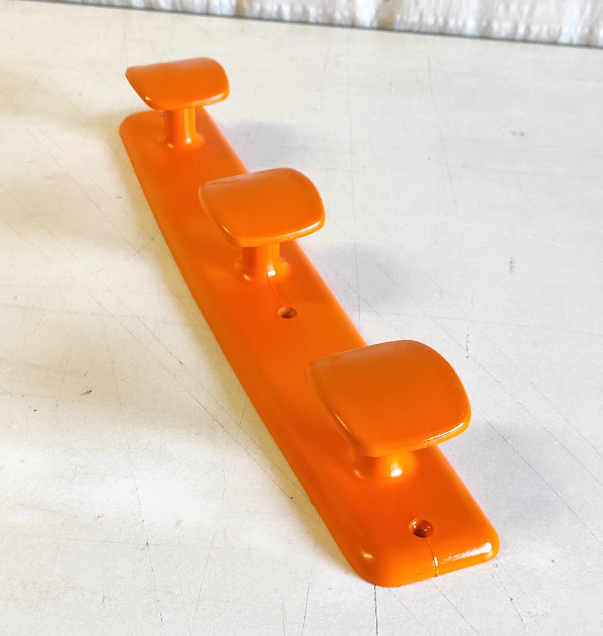 Syla Orange Coat Rack - 1970s