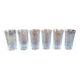Série de 6 verres en cristal taillé Saint Louis