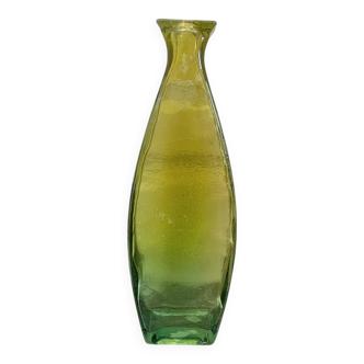 Old Decanter Vase Soliflore Green Carafe Spain 37 cm