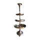 3-storey cake display in silver metal from the Mills Brussels brand. Date from the 1930s