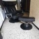 Stressless chair ekorness jazz grained leather and his foot rests