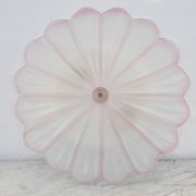 Precious Italian pink Murano glass ceiling fixture, Murano, 1970