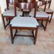 Lot de 6 chaises en teck Danemark 1960