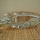 Large Saint Louis crystal empty pocket, vintage cut