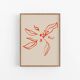 Botanical illustration giclee print, 50x70