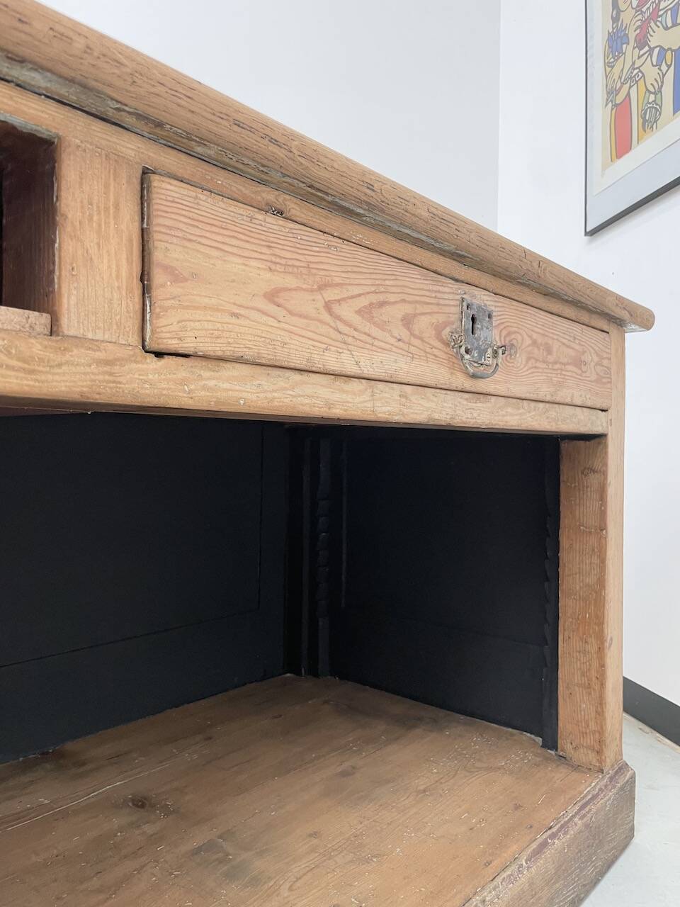 XXL oak and pine counter 350cm