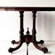 Middle oval table in Art Deco mahogany around 1930