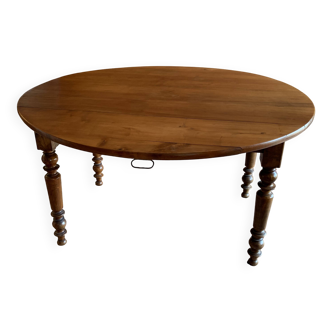 Antique round dining table solid wood