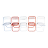 Série de 5 chaises pliantes Talin en métal