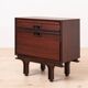 Pair of Italian Bedside Cabinets attributed to Bernini, Italy, circa 1965