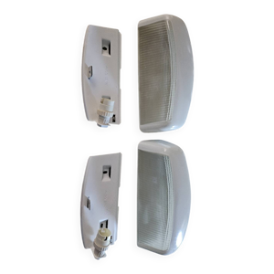 Paire d'appliques holophane