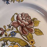 Large antique plate in Meillonnas faience