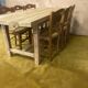 Farmhouse table bois brut