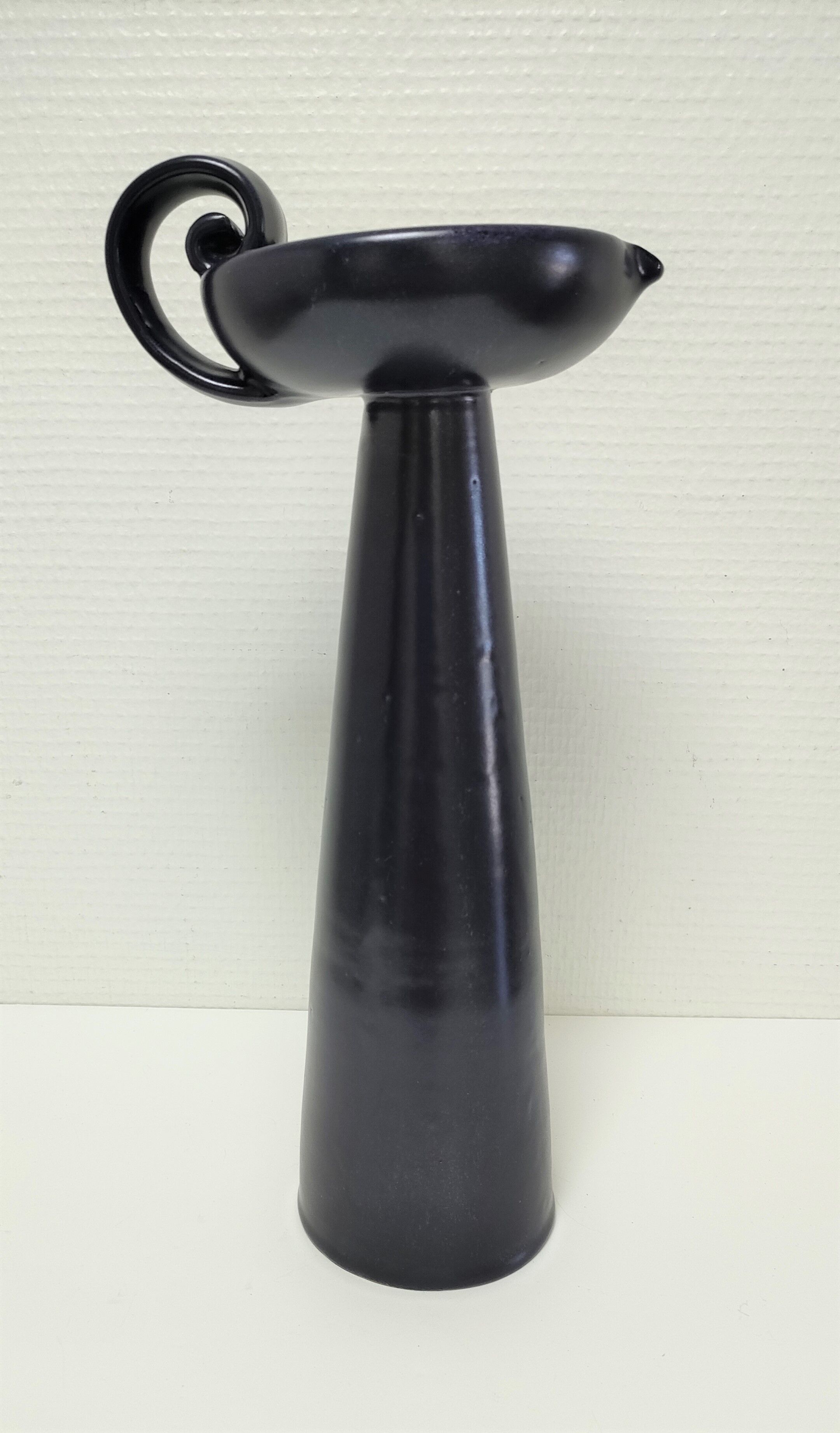 High candle holder pique ceramic candle design vintage arts ceram