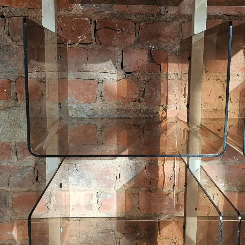 Plexiglass shelf & funky 70s