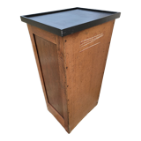 Vintage curtain binder cabinet