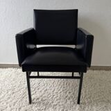 Black armchair, 50s design